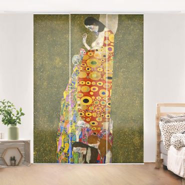 Zasłony panelowe zestaw - Gustav Klimt - Nadzieja II