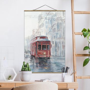 Plakat z wieszakiem - Studium tramwajowe II