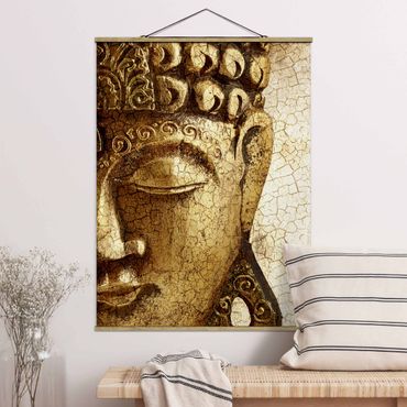 Plakat z wieszakiem - Budda w stylu vintage