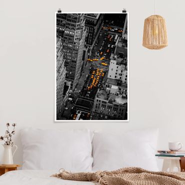 Plakat - Światła taksówki Manhattan