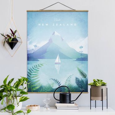 Plakat z wieszakiem - Plakat podróżniczy - Nowa Zelandia