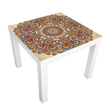 Okleina meblowa IKEA - Lack stolik kawowy - Kolorowa mandala