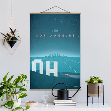 Plakat z wieszakiem - Plakat podróżniczy - Los Angeles