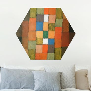 Obraz heksagonalny z Alu-Dibond - Paul Klee - Zwiększenie