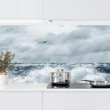 Panel ścienny do kuchni - Nr YK6 Żywe Morze Północne