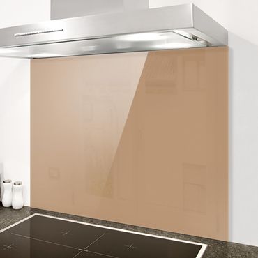 Panel szklany do kuchni - Terracotta Taupe