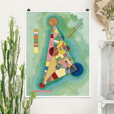 Plakat - Wassily Kandinsky - Trójkąt