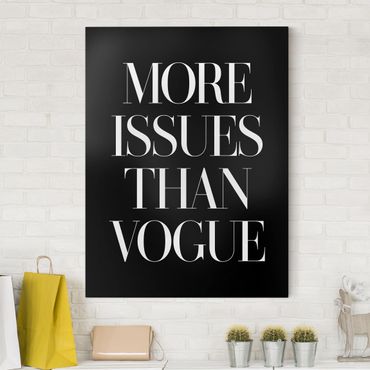 Obraz na płótnie - Więcej problemów niż Vogue