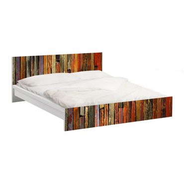 Okleina meblowa IKEA - Malm łóżko 180x200cm - Stos desek
