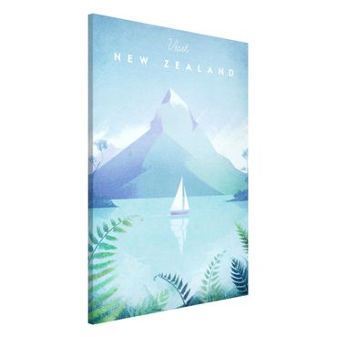 Tablica magnetyczna - Plakat podróżniczy - Nowa Zelandia