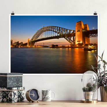 Plakat - Most Harbour Bridge w Sydney