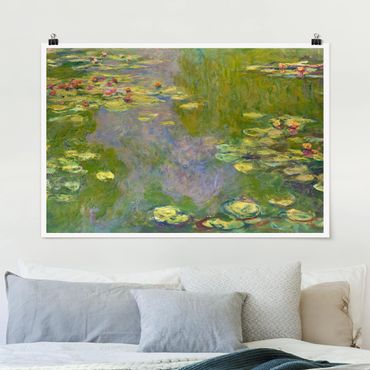 Plakat - Claude Monet - Zielone lilie wodne