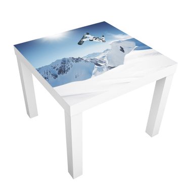 Okleina meblowa IKEA - Lack stolik kawowy - Latający snowboardzista