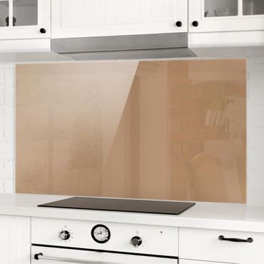 Panel szklany do kuchni - Terracotta Taupe