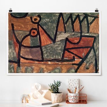 Plakat - Paul Klee - Wycieczka statkiem