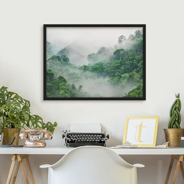 Plakat w ramie - Dżungla we mgle