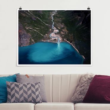 Plakat - Rzeka na Grenlandii