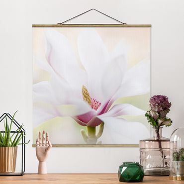Plakat z wieszakiem - Czuły kwiat magnolii