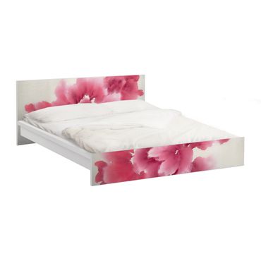 Okleina meblowa IKEA - Malm łóżko 160x200cm - Flora artystyczna I