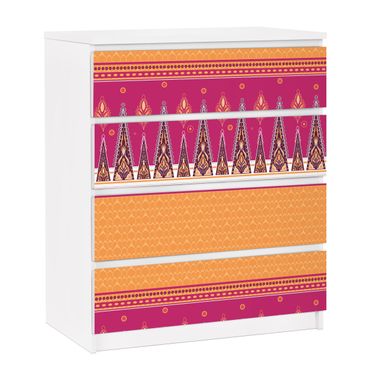Okleina meblowa IKEA - Malm komoda, 4 szuflady - Letnie sari