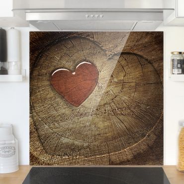 Panel szklany do kuchni - Nr 41 Naturalna panorama miłości