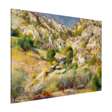 Tablica magnetyczna - Auguste Renoir - Skały w pobliżu Estaque