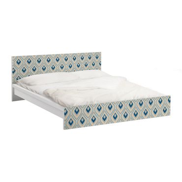 Okleina meblowa IKEA - Malm łóżko 180x200cm - Ozdoba w stylu vintage