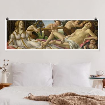 Plakat - Sandro Botticelli - Wenus i Mars