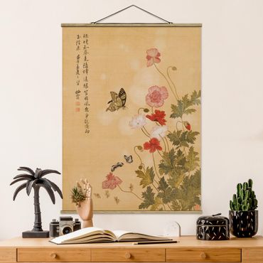 Plakat z wieszakiem - Yuanyu Ma - Maki i motyle