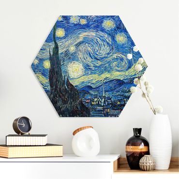 Obraz heksagonalny z Forex - Vincent van Gogh - Gwiaździsta noc