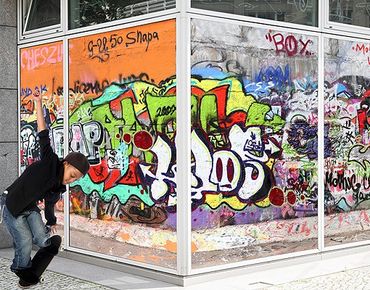 Folia okienna - Urban Graffiti