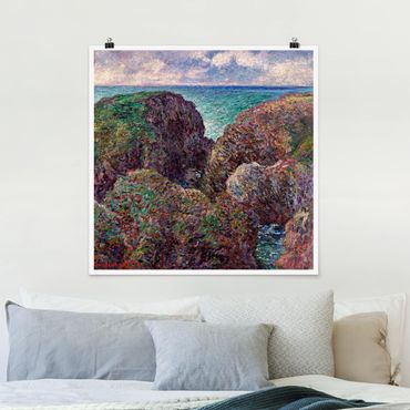 Plakat - Claude Monet - Grupa skalna Port-Goulphar