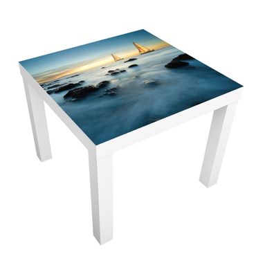 Okleina meblowa IKEA - Lack stolik kawowy - Żaglowce na oceanie