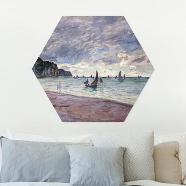 Obraz heksagonalny z Forex - Claude Monet - Wybrzeże Pourville