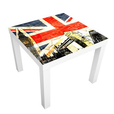 Okleina meblowa IKEA - Lack stolik kawowy - To jest Londyn!