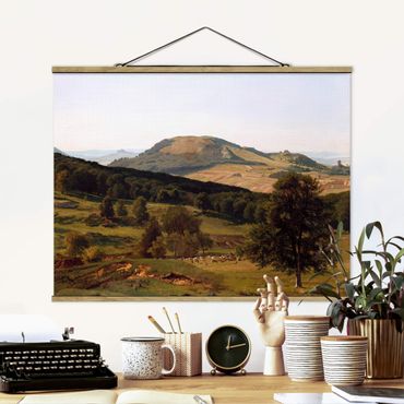 Plakat z wieszakiem - Albert Bierstadt - Góry i doliny