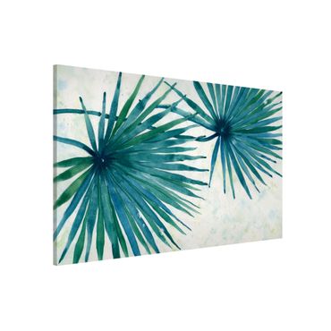 Tablica magnetyczna - Tropikalne liście palmy zbliżenie