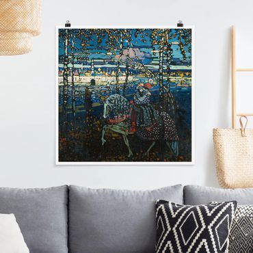 Plakat - Wassily Kandinsky - Para jeżdżąca konno
