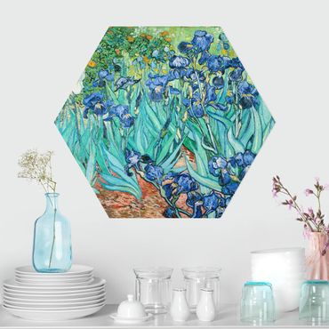 Obraz heksagonalny z Forex - Vincent van Gogh - Iris