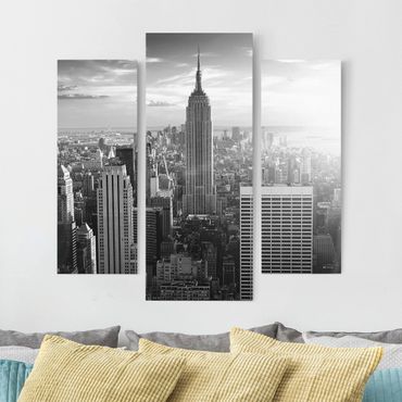 Obraz na płótnie 3-częściowy - Manhattan Skyline