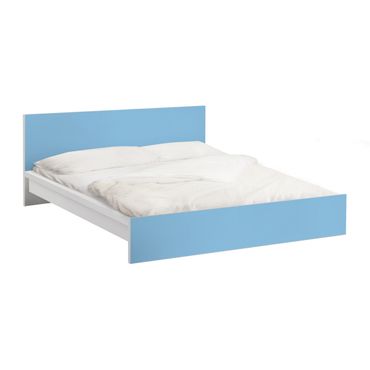 Okleina meblowa IKEA - Malm łóżko 160x200cm - Kolor jasnoniebieski