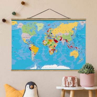Plakat z wieszakiem - Państwa świata