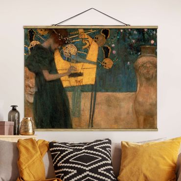 Plakat z wieszakiem - Gustav Klimt - Muzyka