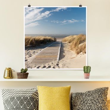 Plakat - Plaża nad Morzem Bałtyckim