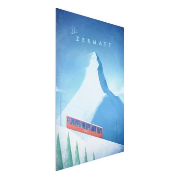 Obraz Forex - Plakat podróżniczy - Zermatt