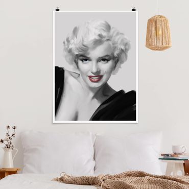 Plakat - Marilyn na sofie