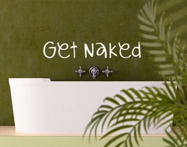 Naklejka na ścianę - Nr EV24 Get Naked
