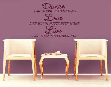 Naklejka na ścianę - Nr EK14 Taniec - miłość - na żywo