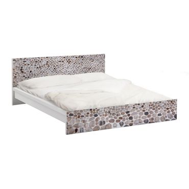 Okleina meblowa IKEA - Malm łóżko 160x200cm - Andaluzyjski mur kamienny