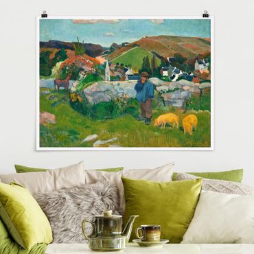 Plakat - Paul Gauguin - Świniopas